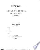 Memorie della Reale Accademia delle scienze di Torino