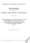 Memorie descrittive della carta geologica d'Italia