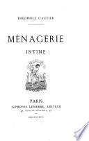 Ménagerie intime