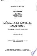 Ménages et familles en Afrique