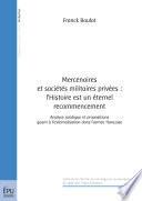 Mercenaires et sociétés militaires privées
