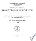 Merchant Vessels of the United States...