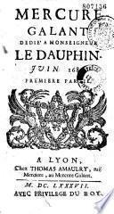 Mercure galant, dédié à Monseigneur le Dauphin