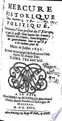 Mercure historique et politique