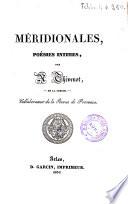 Méridionales poésies intimes par A. Thévenot
