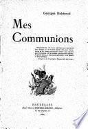 Mes communions