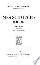 Mes souvenirs, 1844-1928