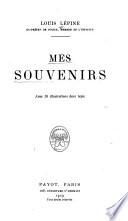 Mes souvenirs