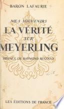 Mes souvenirs, la vérité sur Meyerling