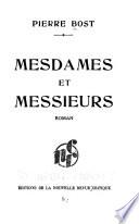 Mesdames et messieurs