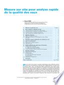 Mesure sur Site Pour Analyse Rapide de la Qualite des Eaux