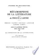Métamorphose de la littérature