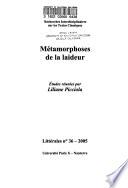 Métamorphoses de la laideur