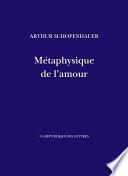 Métaphysique de l'amour