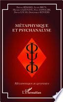 Métaphysique et psychanalyse