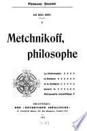Metchnikoff, philosophe