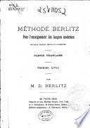 Méthod Berlitz, pour l'enseignement des langues modernes