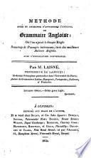 Méthode ... d'apprendre l'Anglois, ou Grammaire Angloise, etc