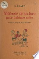 Méthode de lecture pour l'Afrique noire
