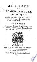 Méthode de nomenclature chimique