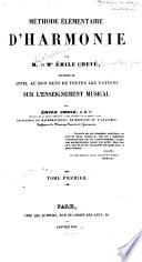 Méthode élémentaire d'harmonie