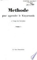 Méthode pour apprendre le kinyarwanda