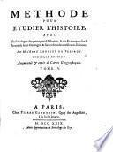 Methode pour étudier l ́Histoire avec un Catalogue ...