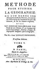 Méthode pour étudier la géographie