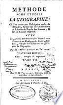 MÉTHODE POUR ÉTUDIER LA GEOGRAPHIE