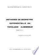 Méthodes de géométrie différentielle en topologie algébrique
