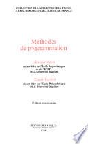 Méthodes de programmation