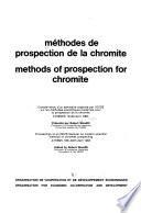 Méthodes de prospection de la chromite