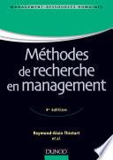 Méthodes de recherche en management - 4ème édition