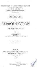 Méthodes de reproduction en zootechnie