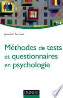 Méthodes de tests et questionnaires en psychologie