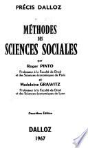 Méthodes des sciences sociales