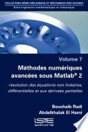 Méthodes numériques avancées sous Matlab® 2