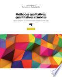 Méthodes qualitatives, quantitatives et mixtes, 2e édition