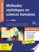 Méthodes statistiques en sciences humaines