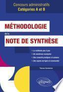 Méthodologie de la note de synthèse