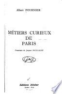 Métiers curieux de Paris