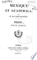 Mexique et Guatemala