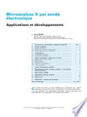 Microanalyse X par Sonde Electronique