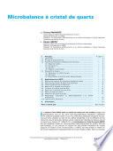 Microbalance a Cristal de Quartz