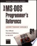 Microsoft MS-DOS Programmer's Reference