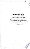 Miettes recueillies däns des soirées religieuses