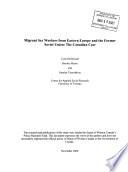 Migrant Sex Workers from Eastern Europe and the Former Soviet Union