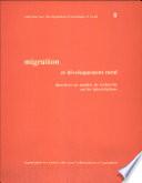 Migration et développement rural