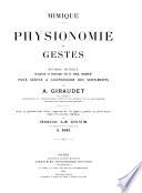 Mimique, Physionomie et gestes