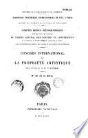 Ministère de l'agriculture et du commerce. Exposition universelle internationale de 1878, à Paris. Congrès et conférences du Palais du Trocadéro